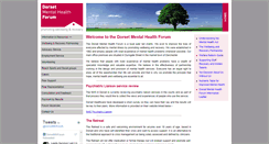 Desktop Screenshot of dorsetmentalhealthforum.org.uk